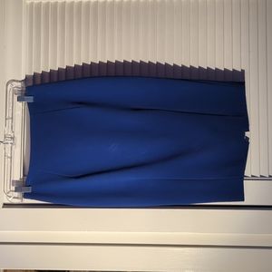 Royal blue pencil skirt